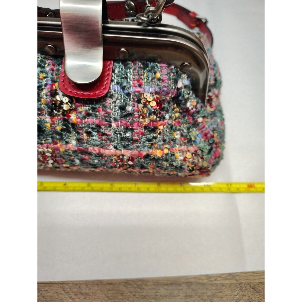 Patricia Nash Conselice Boucle Small Frame Crossbody Lava - Picture 14 of 16